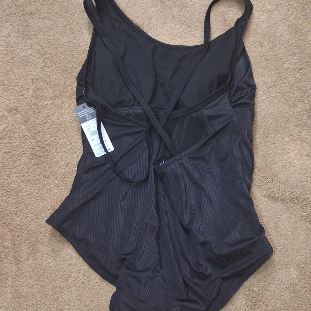 Catalina Black One Piece Swimsuit - Picture 2 of 2